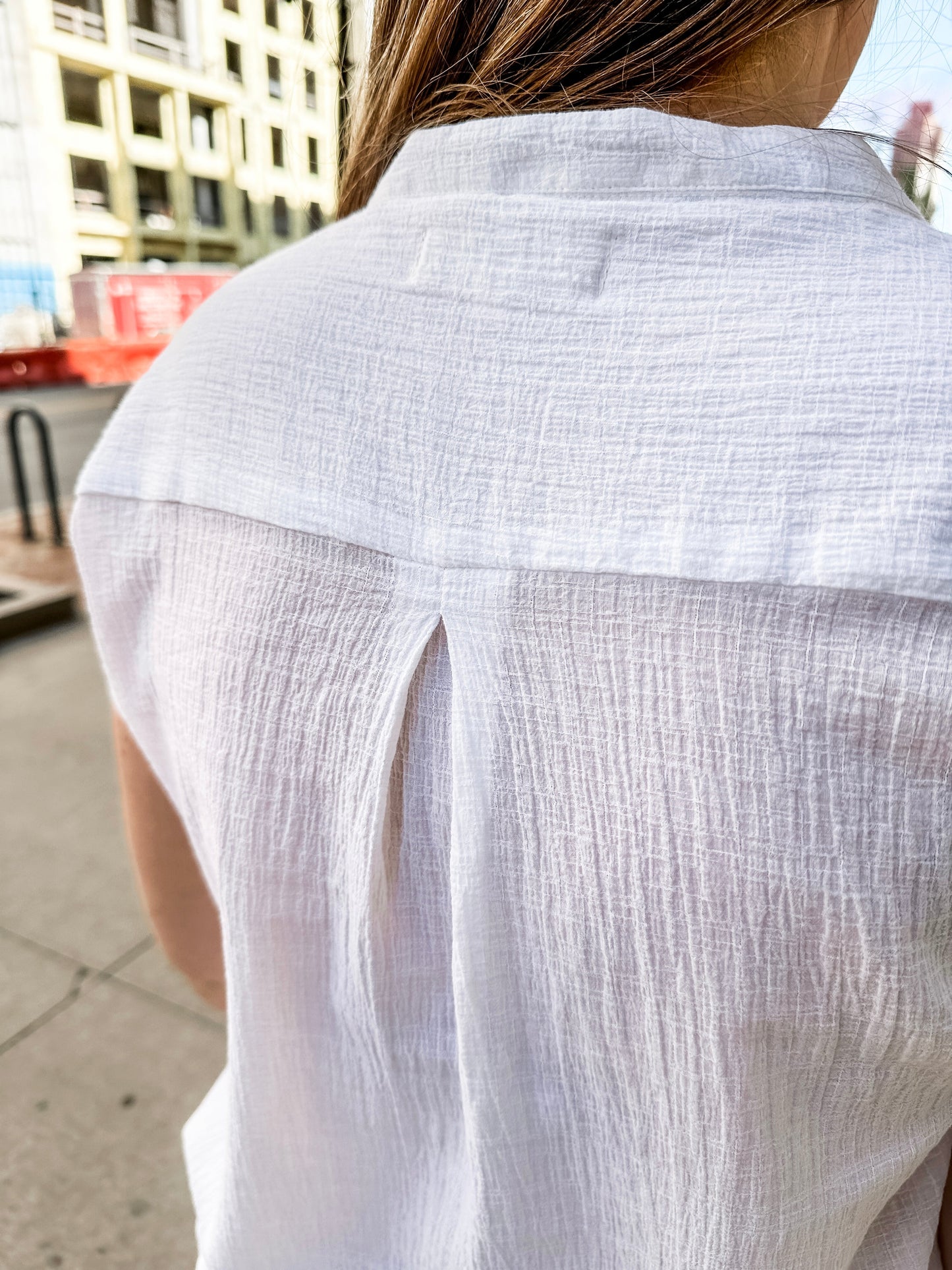 dolman band collar blouse