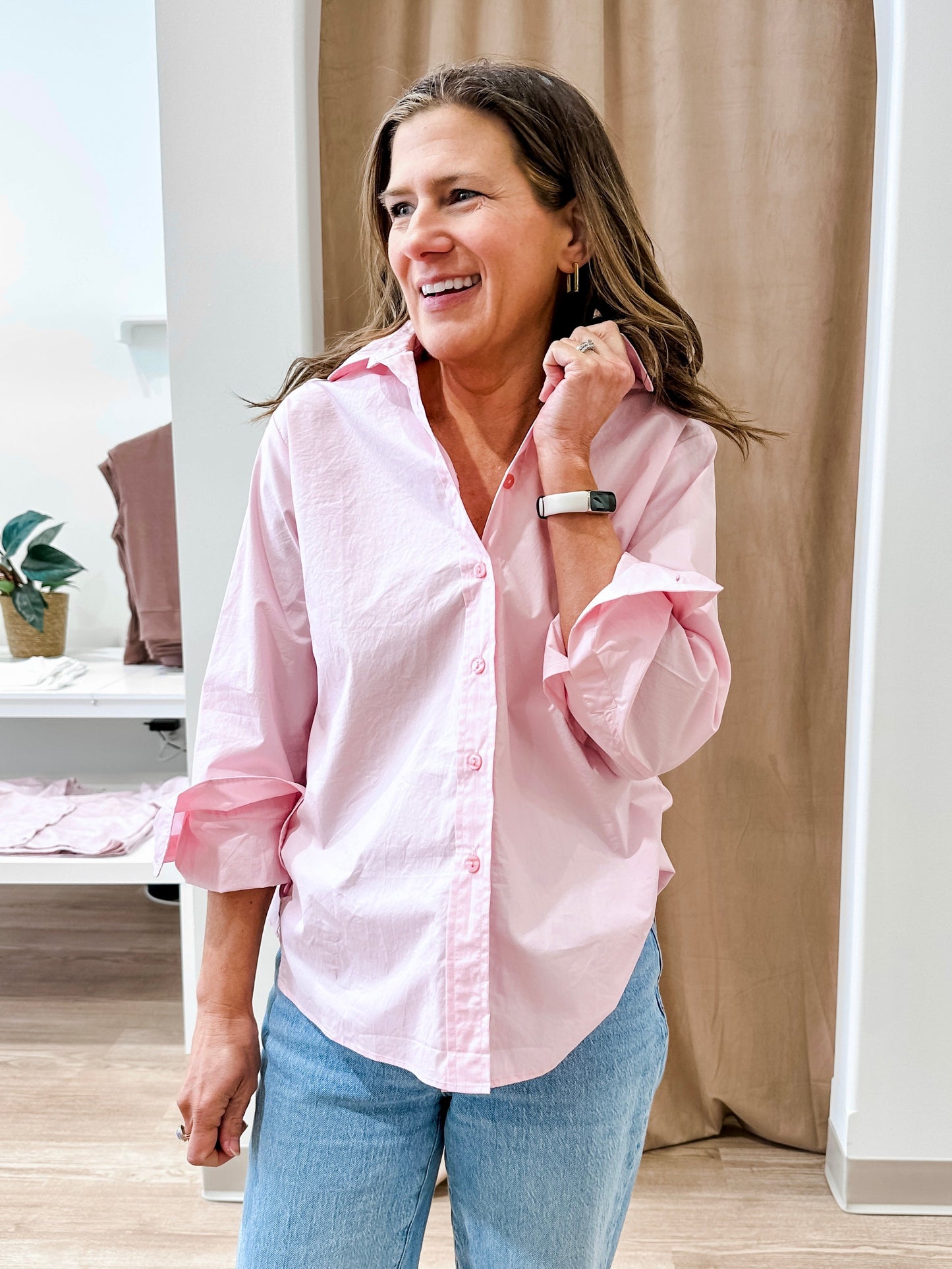 Button-Up Blouse