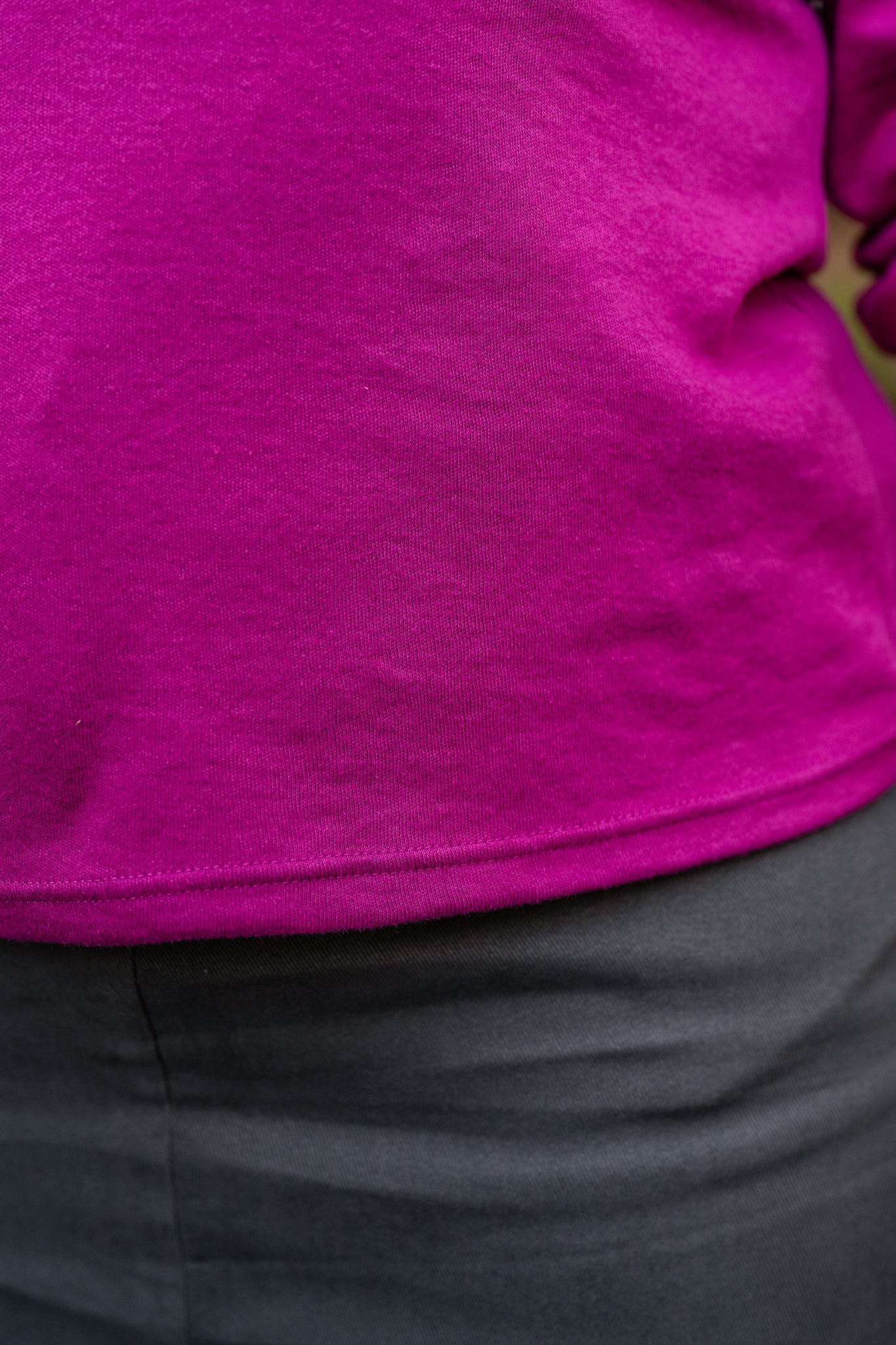 Contrasting V- Neck Top