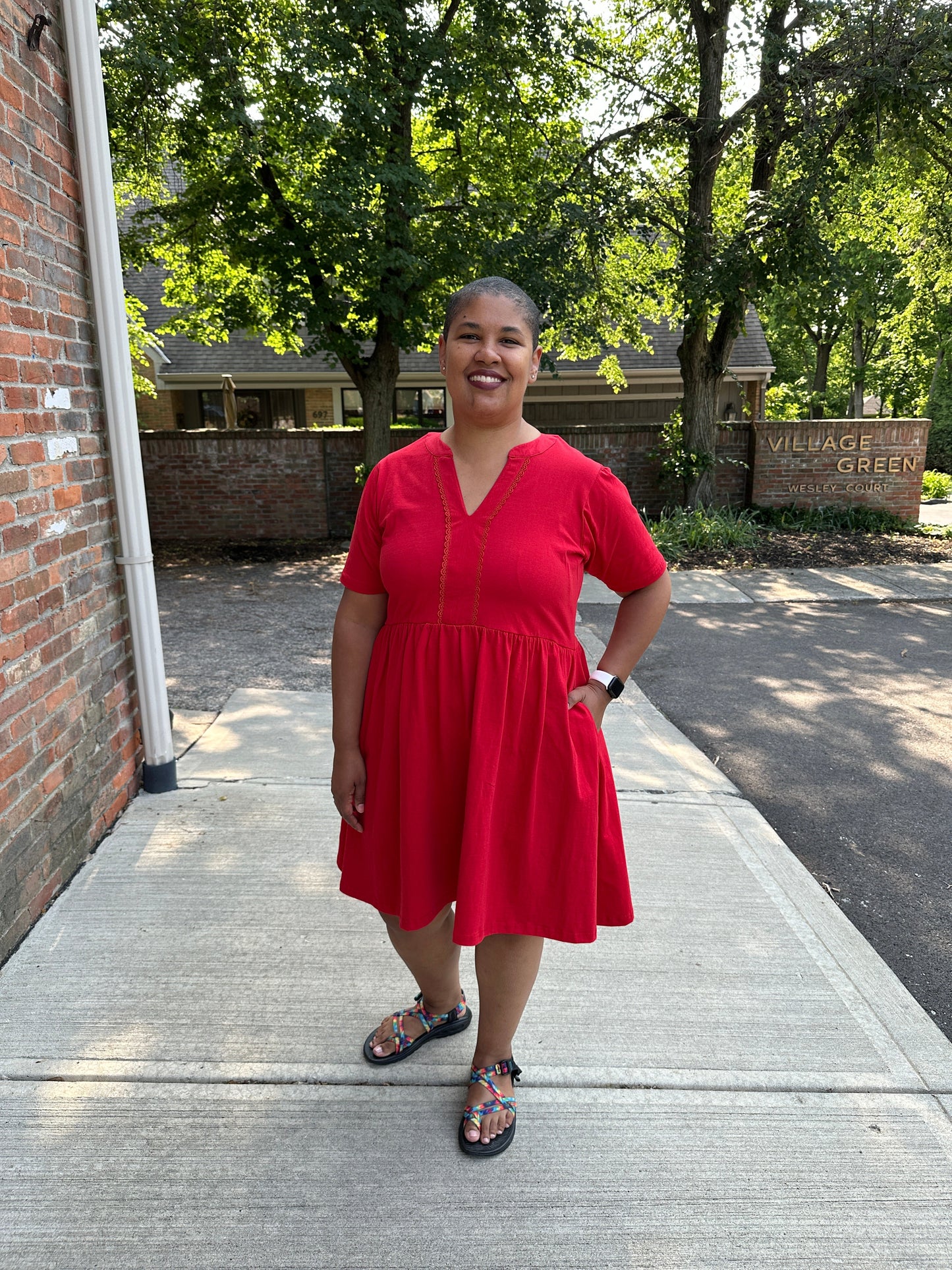 Sunset Knit Dress