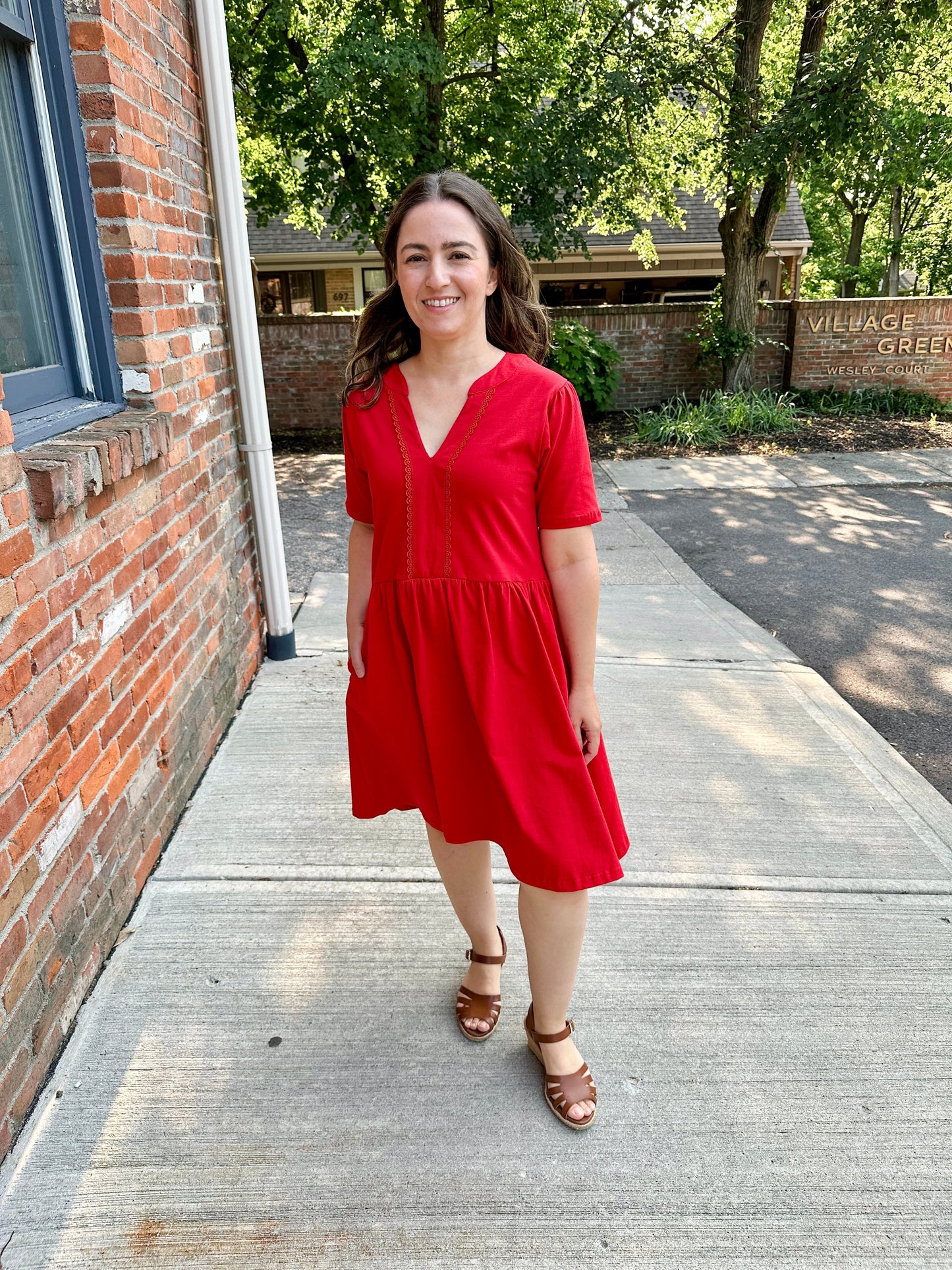 Sunset Knit Dress