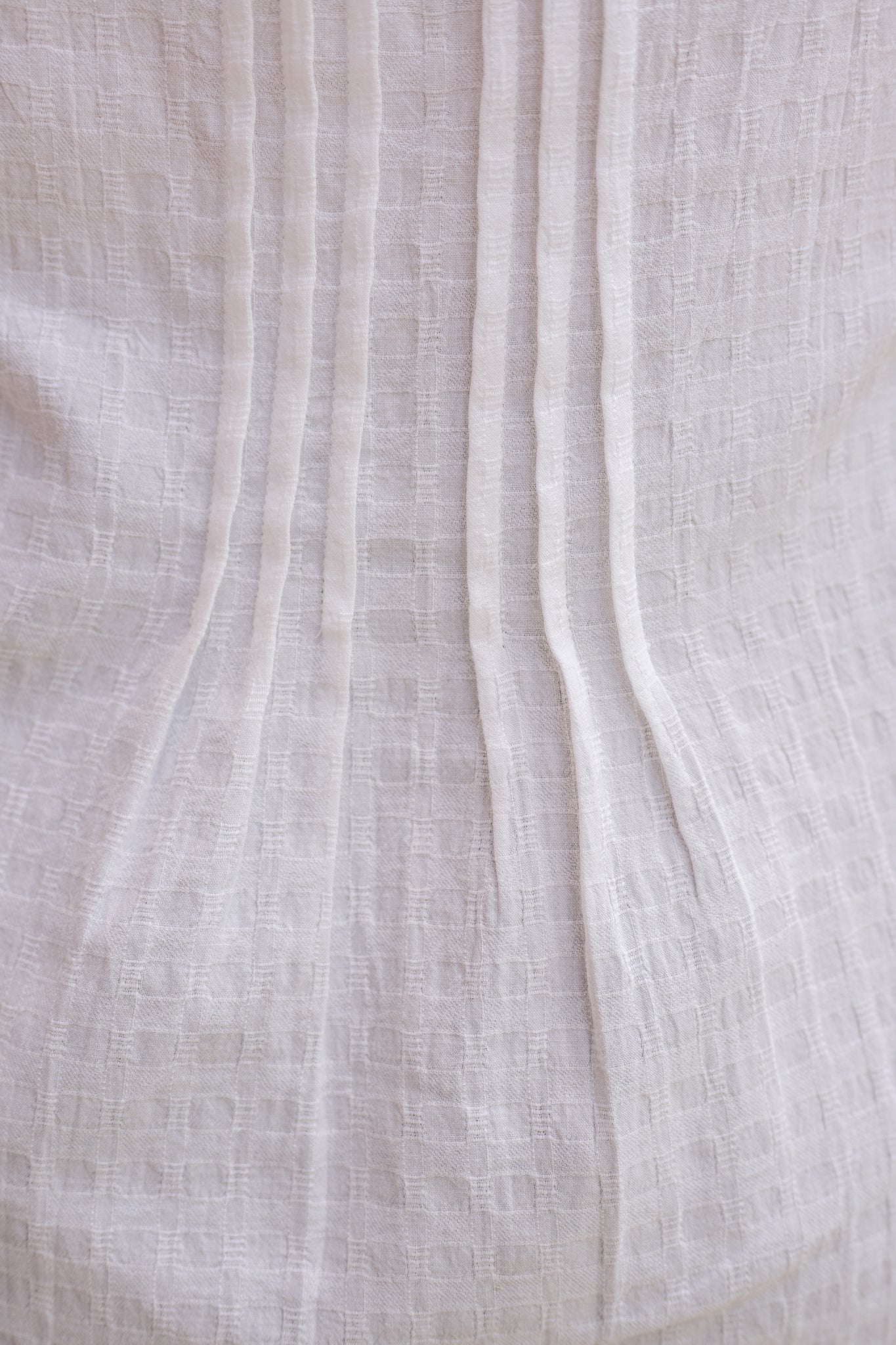 Sleeveless Pleated Blouse