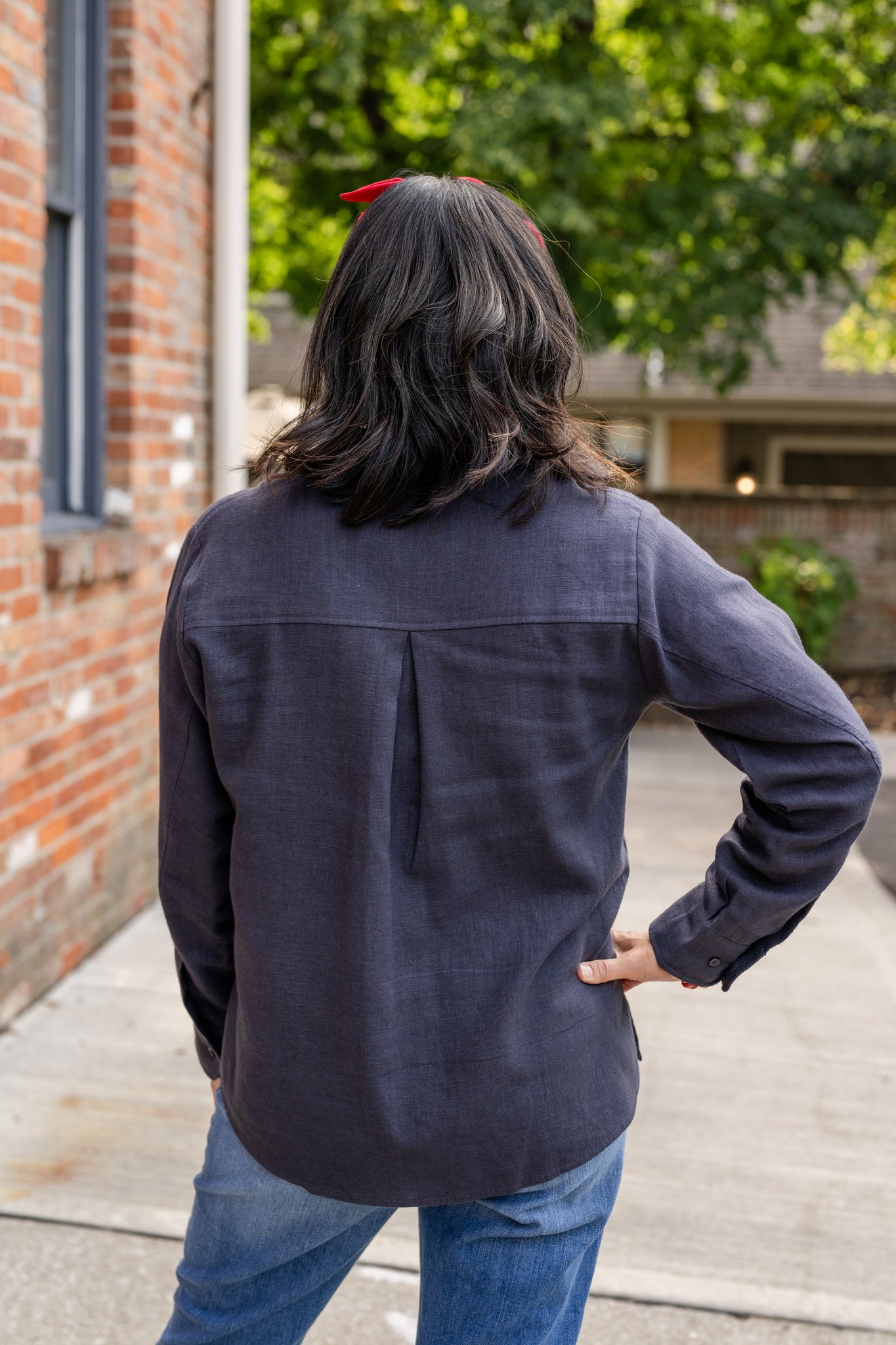 Linen Button-Up Shirt