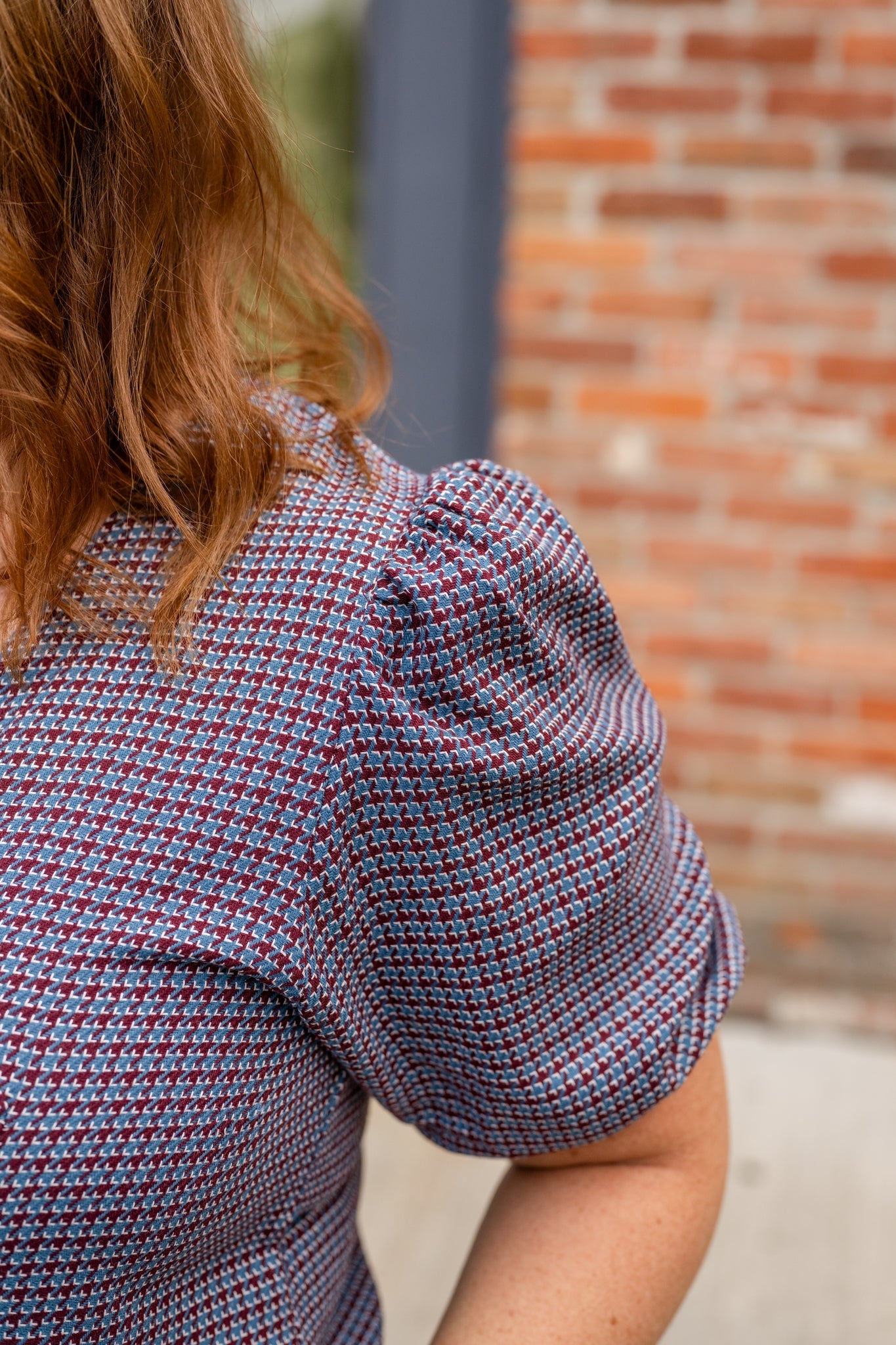 Button Front V-Neck Shirt