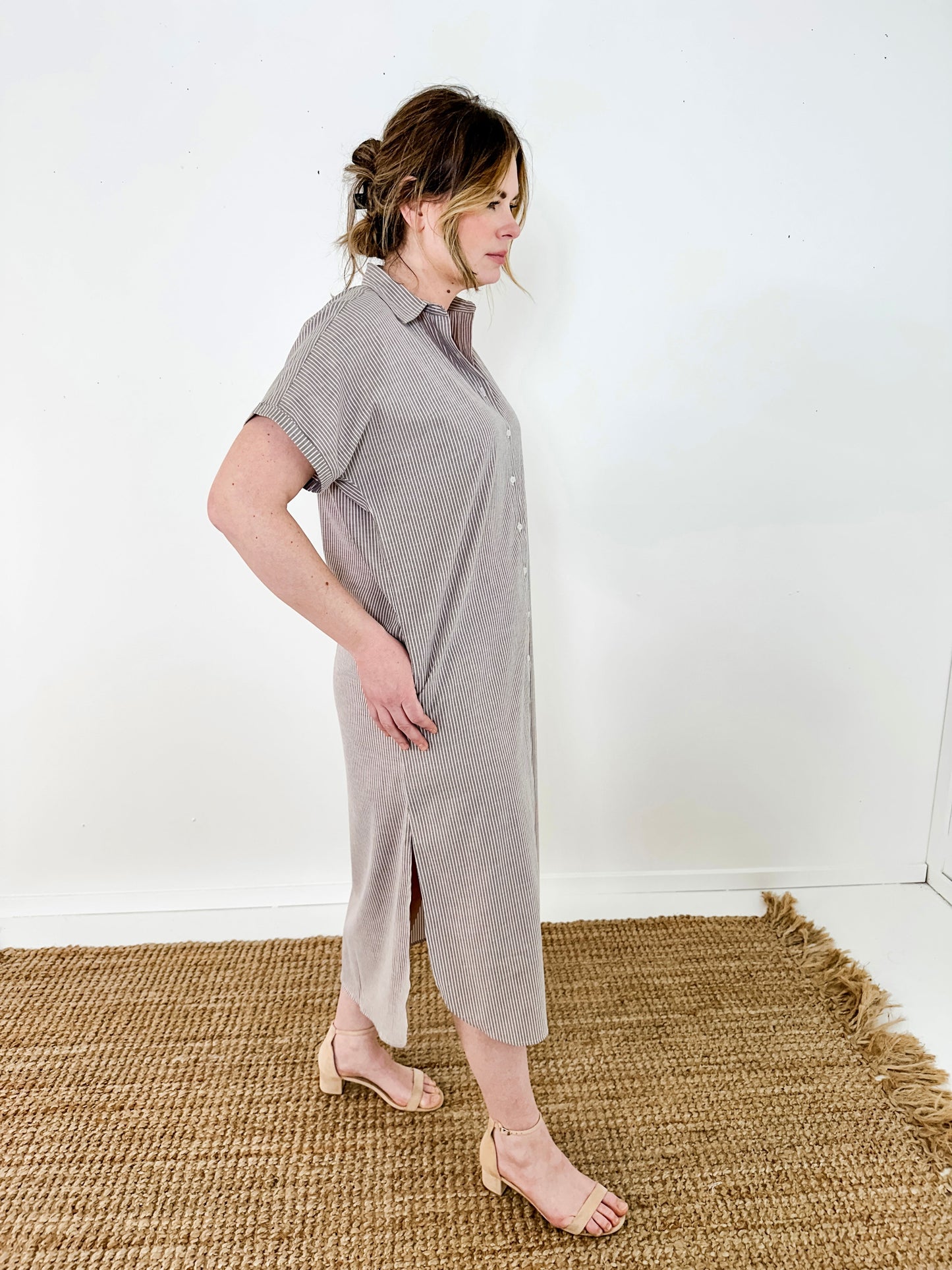 Resort Maxi Shirt Dress