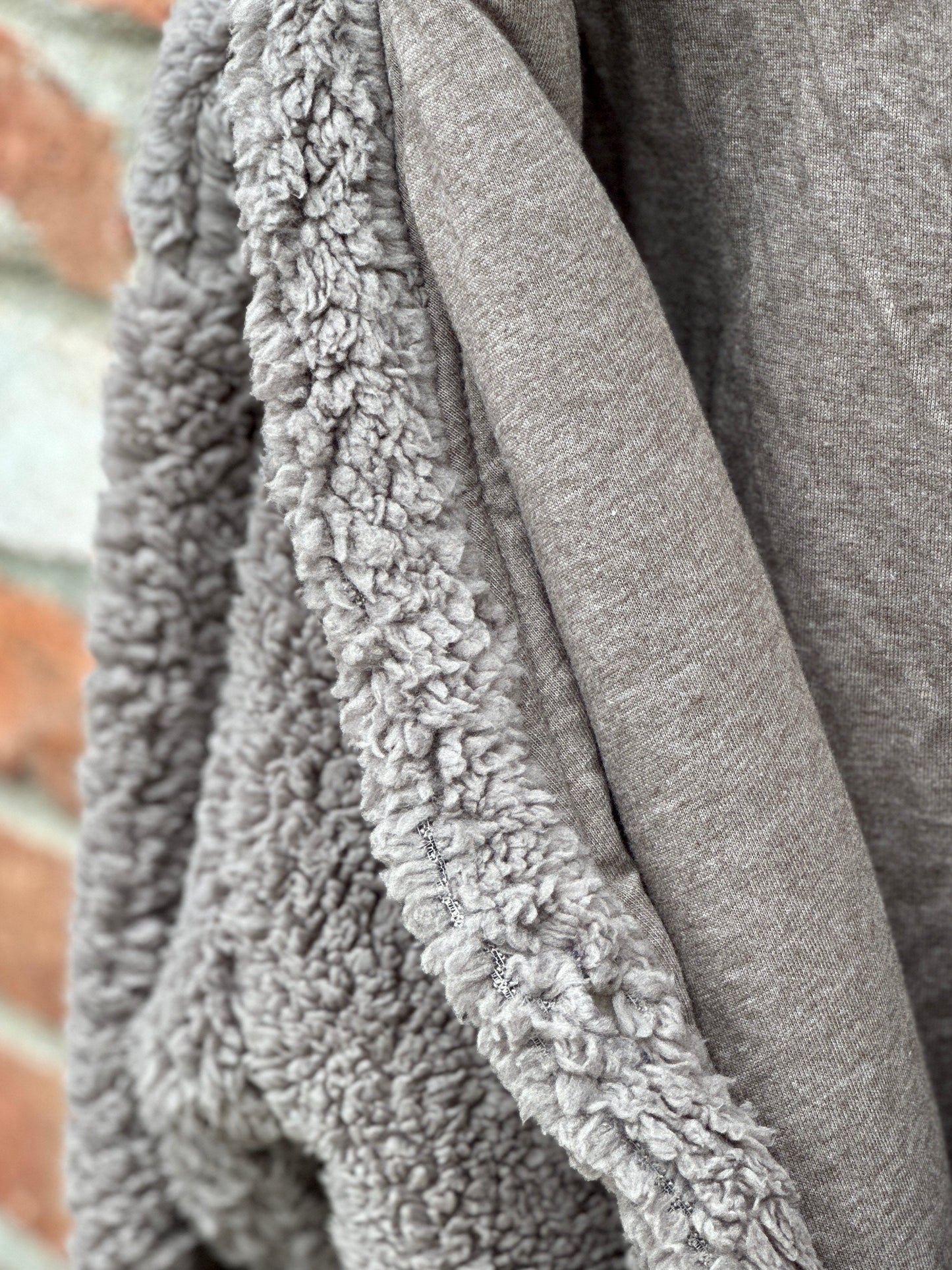 Sherpa Button-Front Cardigan