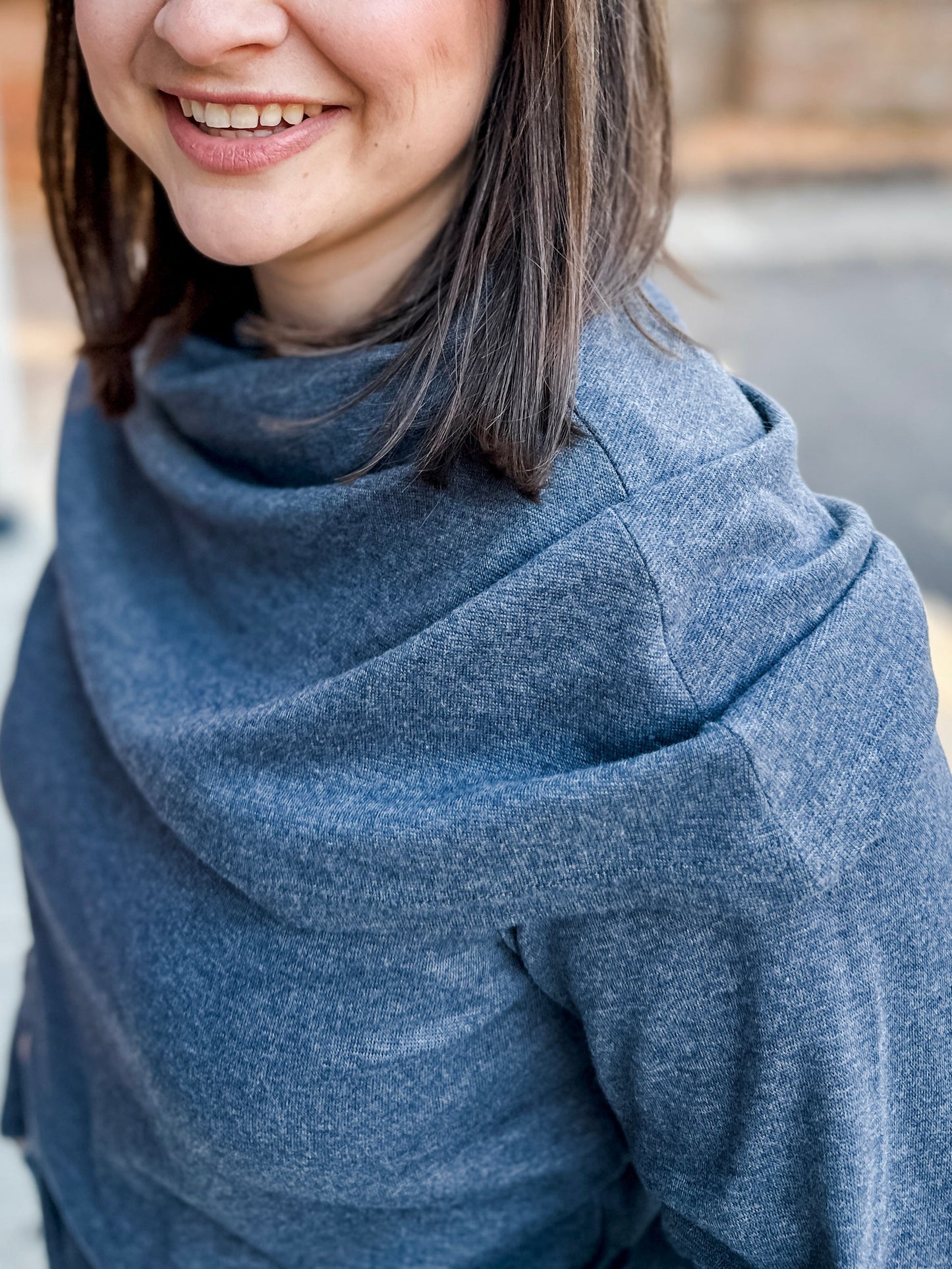 Fold Over Cowl Sweater