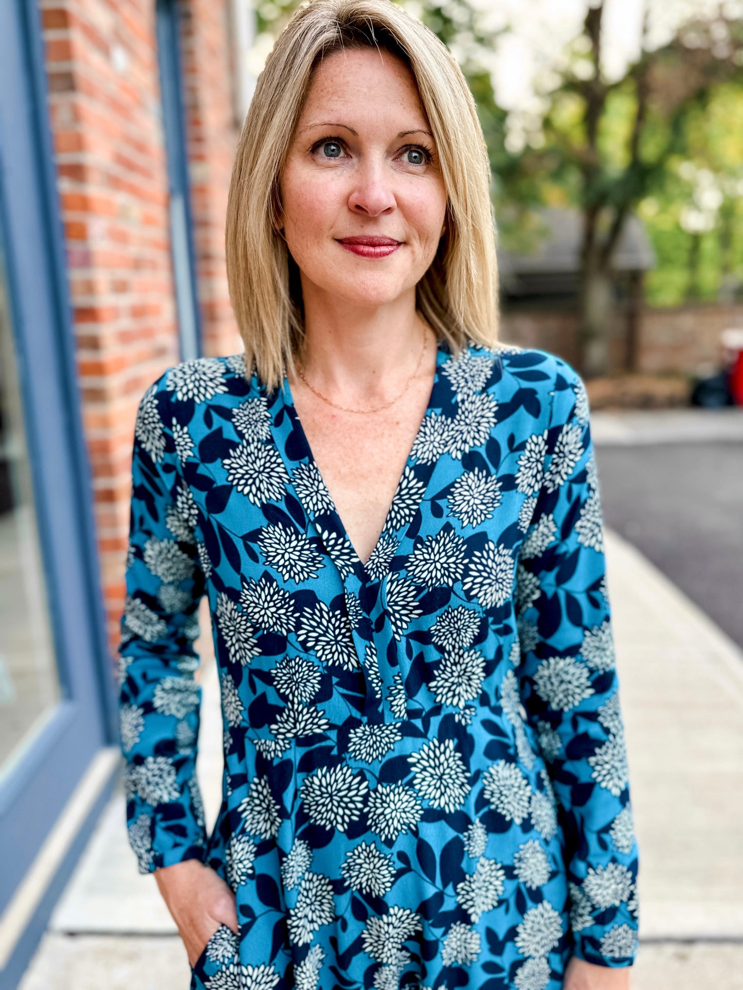 Haven Shawl Collar Dress