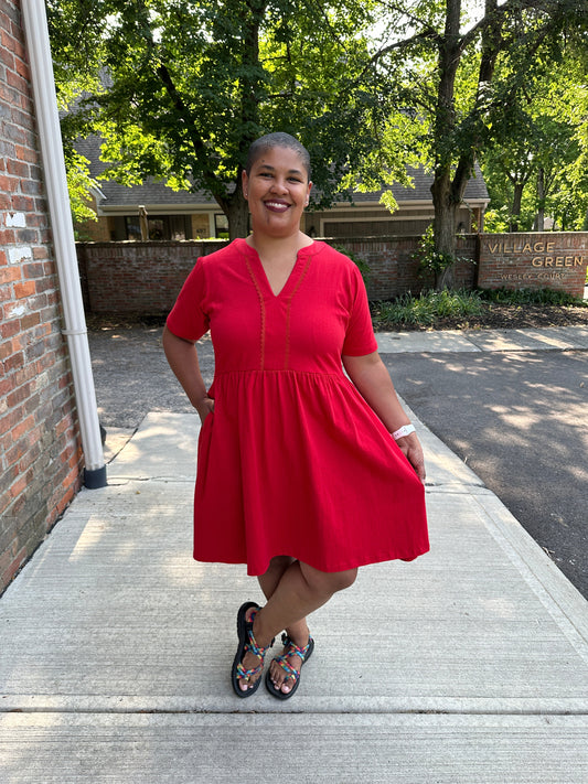 Sunset Knit Dress