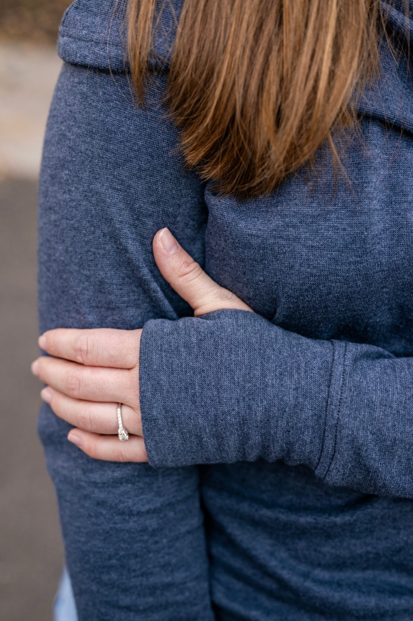 Fold Over Cowl Sweater