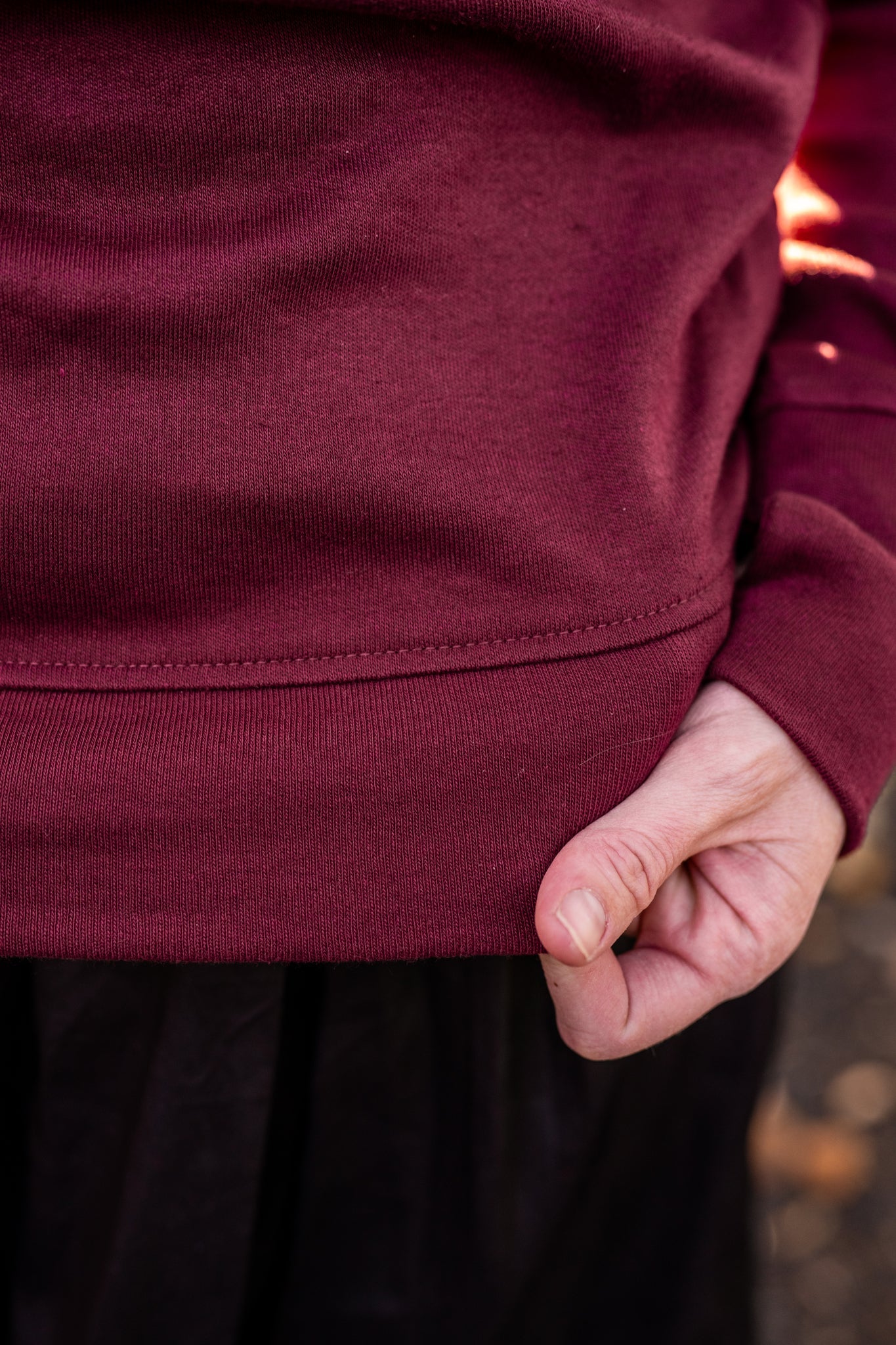 Fold Over Cowl Sweater