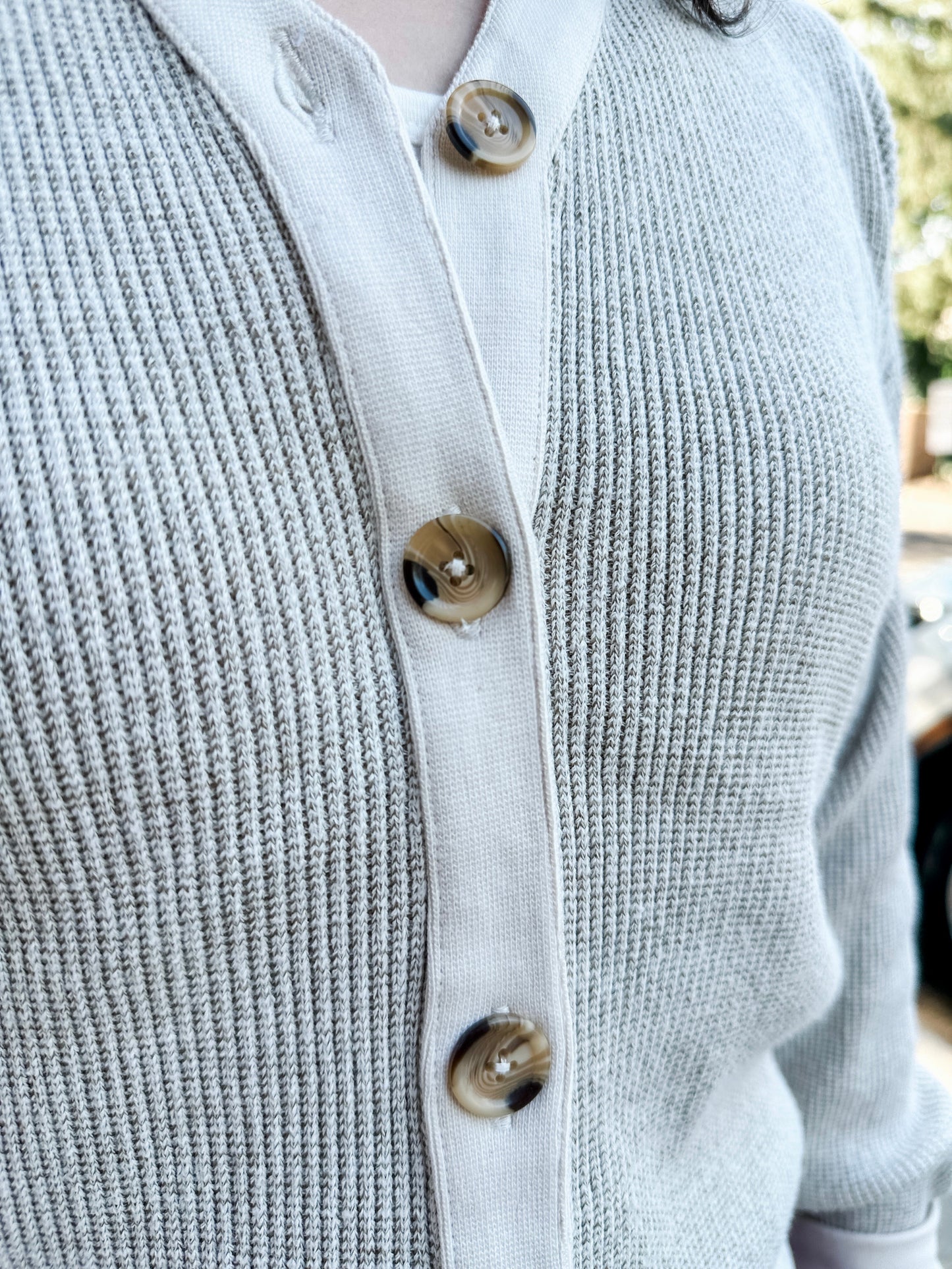 Button Front Cardigan