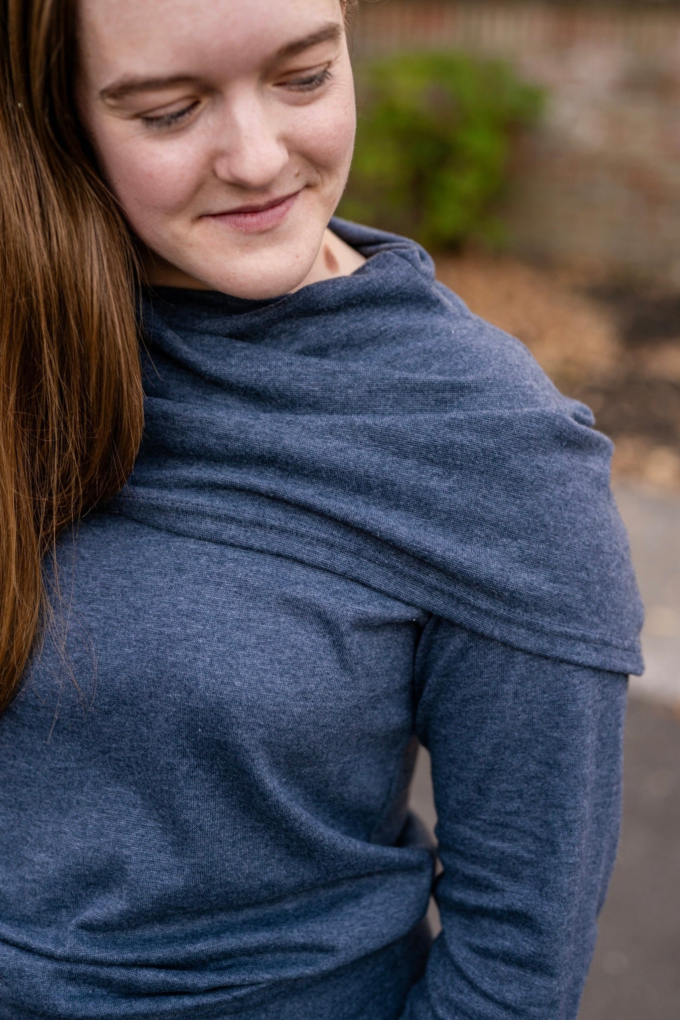 Fold Over Cowl Sweater
