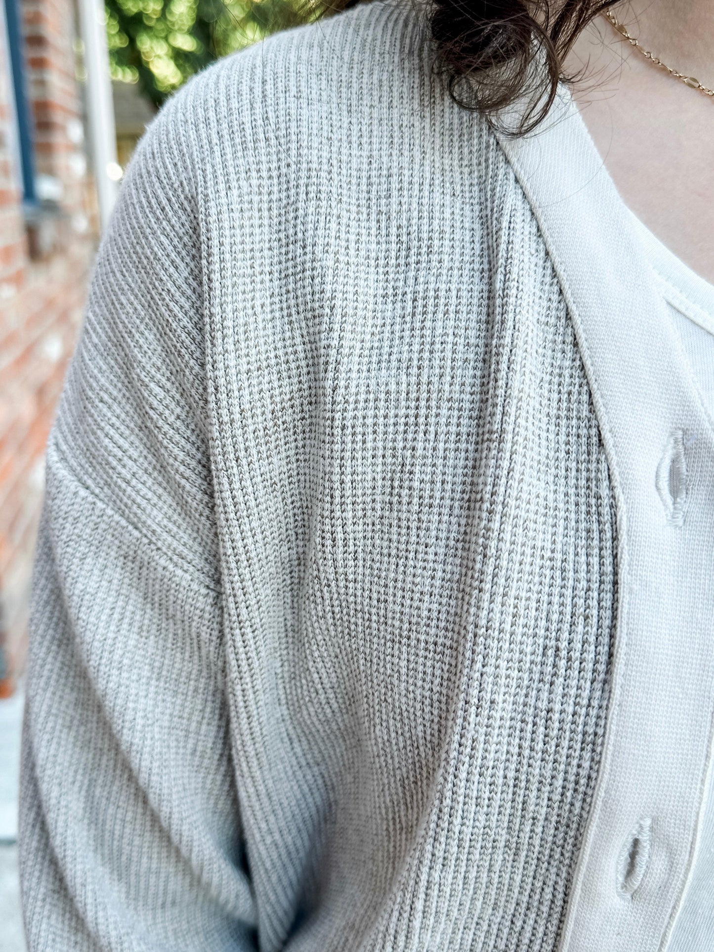 Button Front Cardigan