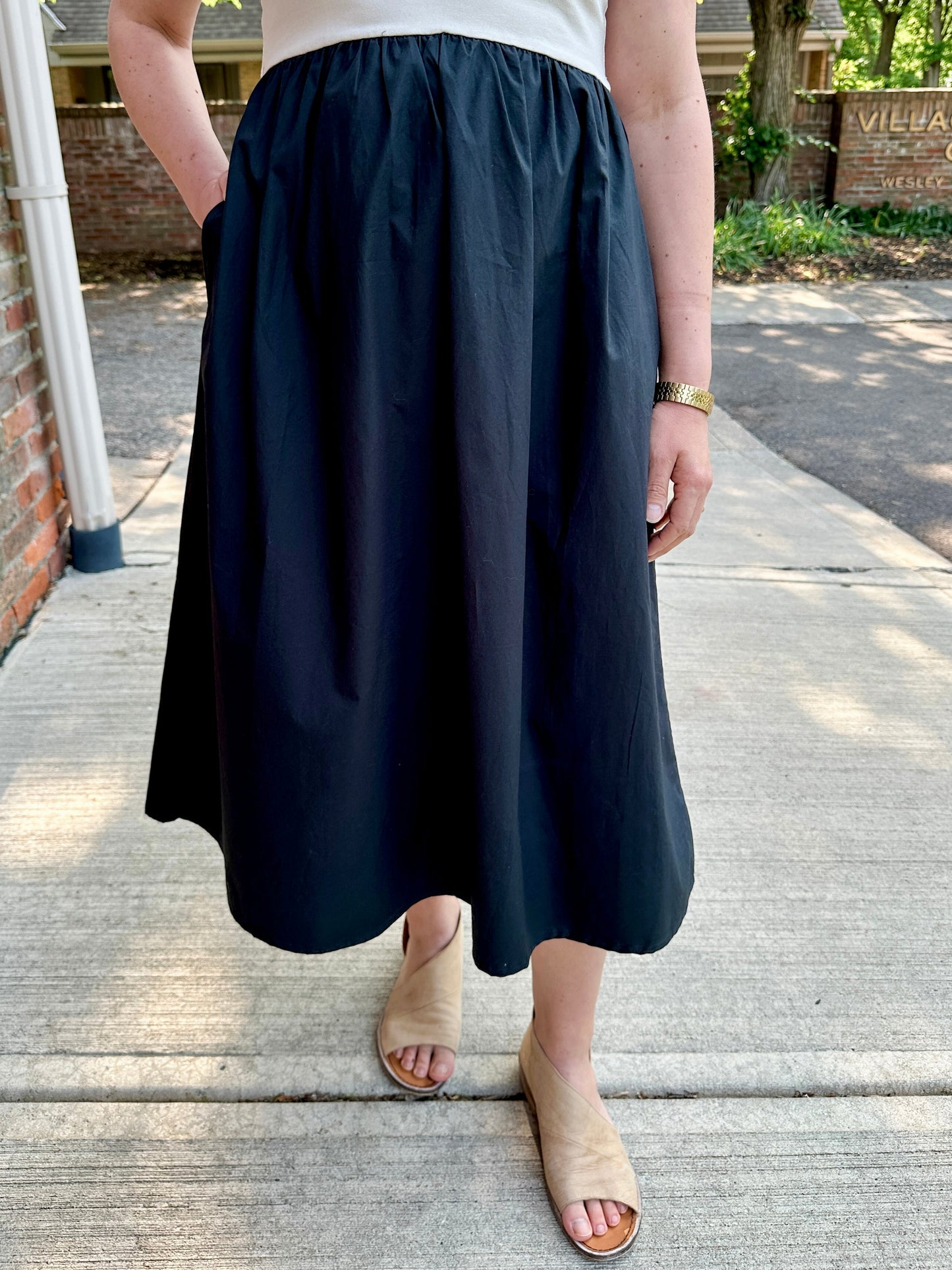 Mixed Media Tank Dress