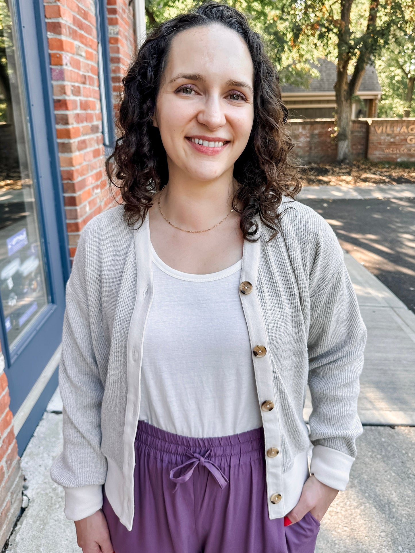 Button Front Cardigan