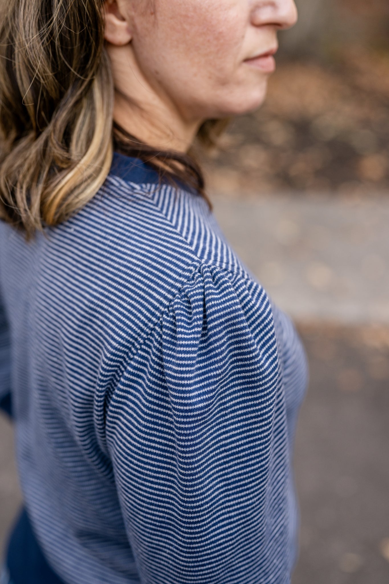Puff Sleeve Pull Over Sweater