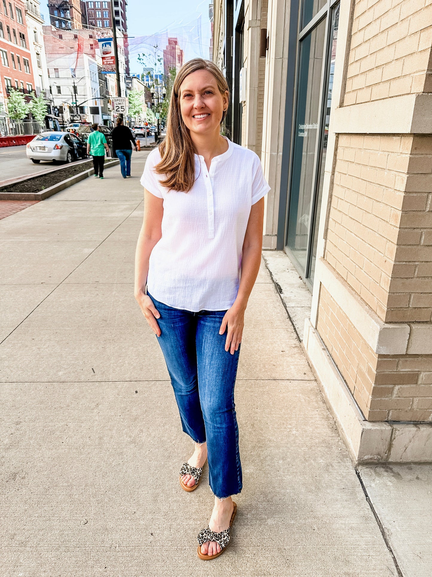 dolman band collar blouse