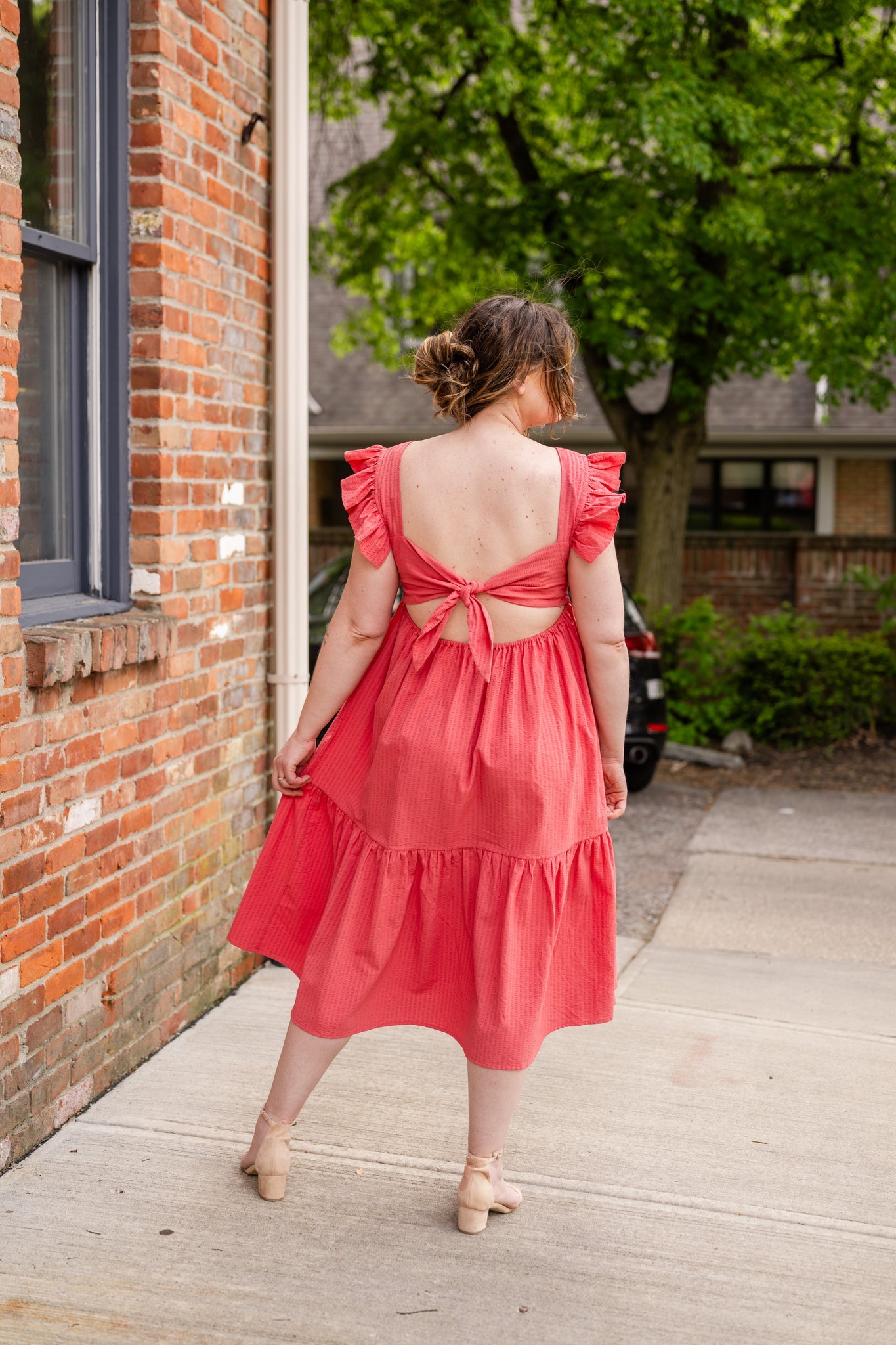 The Parker Tie-Back Dress