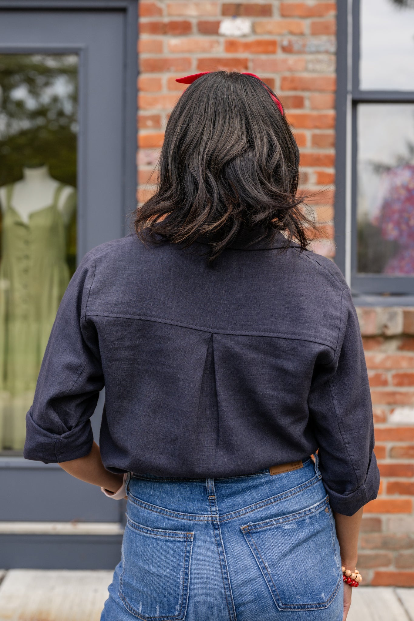 Linen Button-Up Shirt
