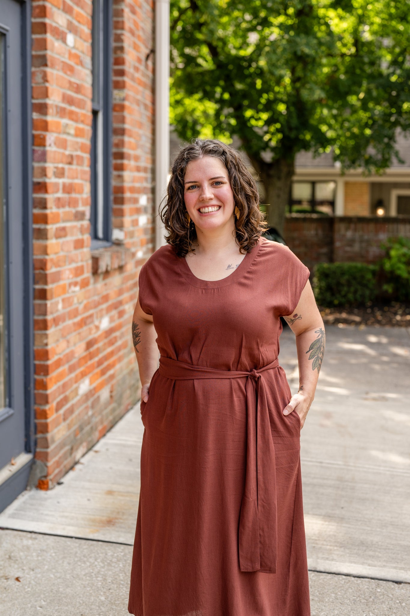 Sophie Dress with Scoop Neck