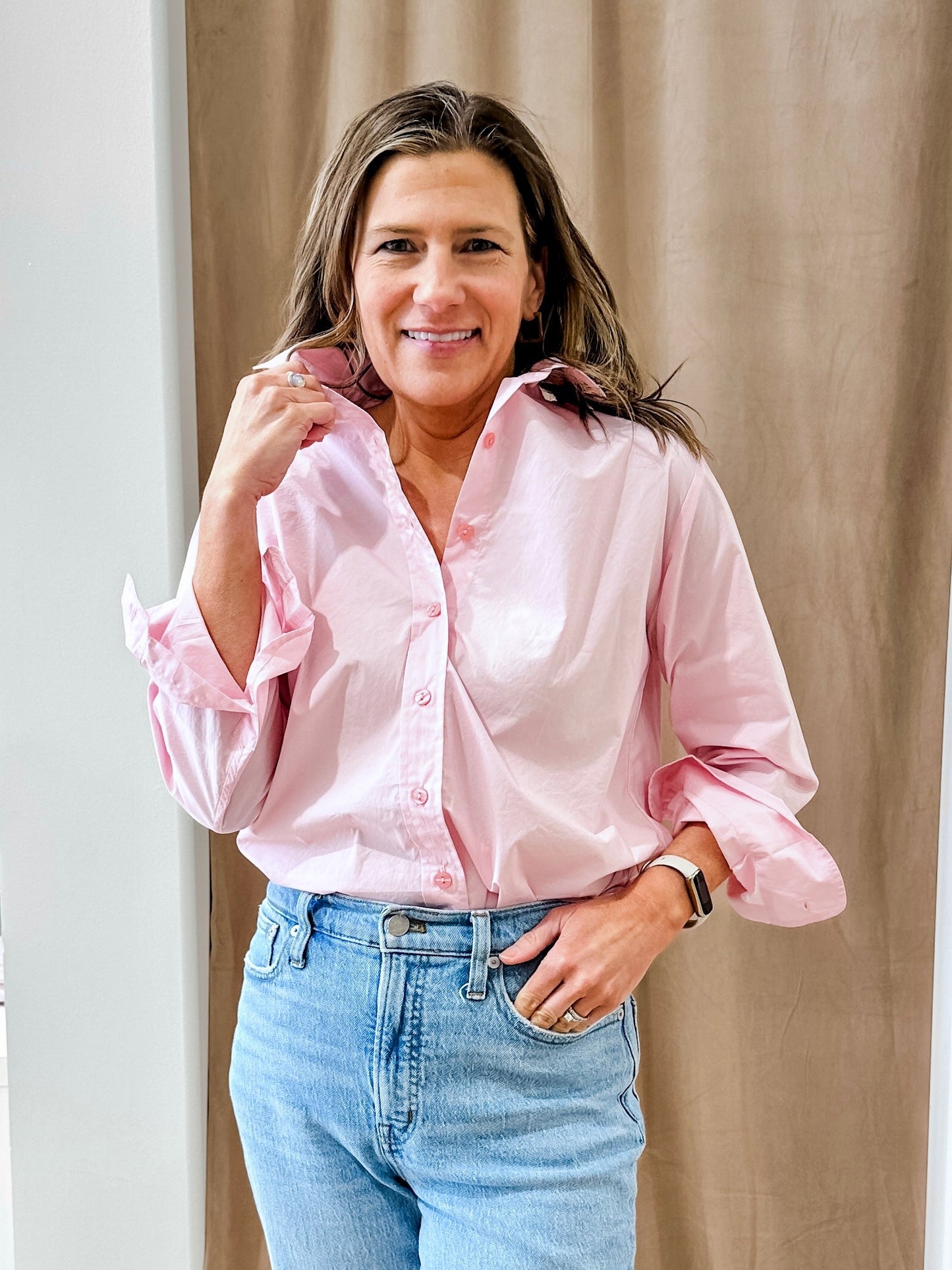 Button-Up Blouse