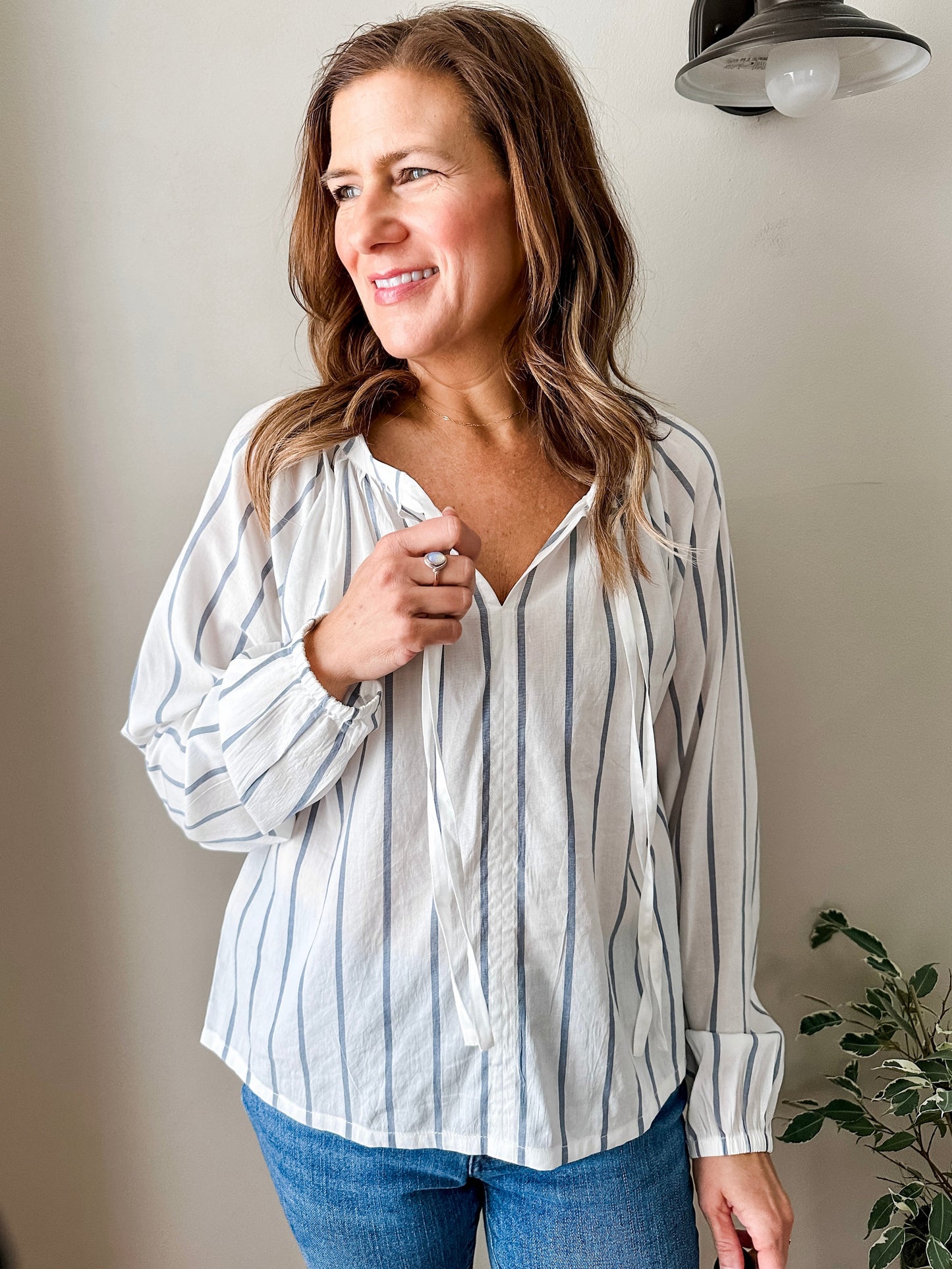 Willow Blouse with Neck Ties
