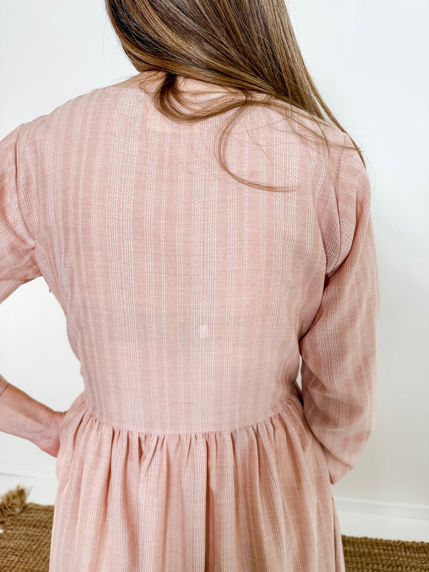 Front Button Maxi Dress