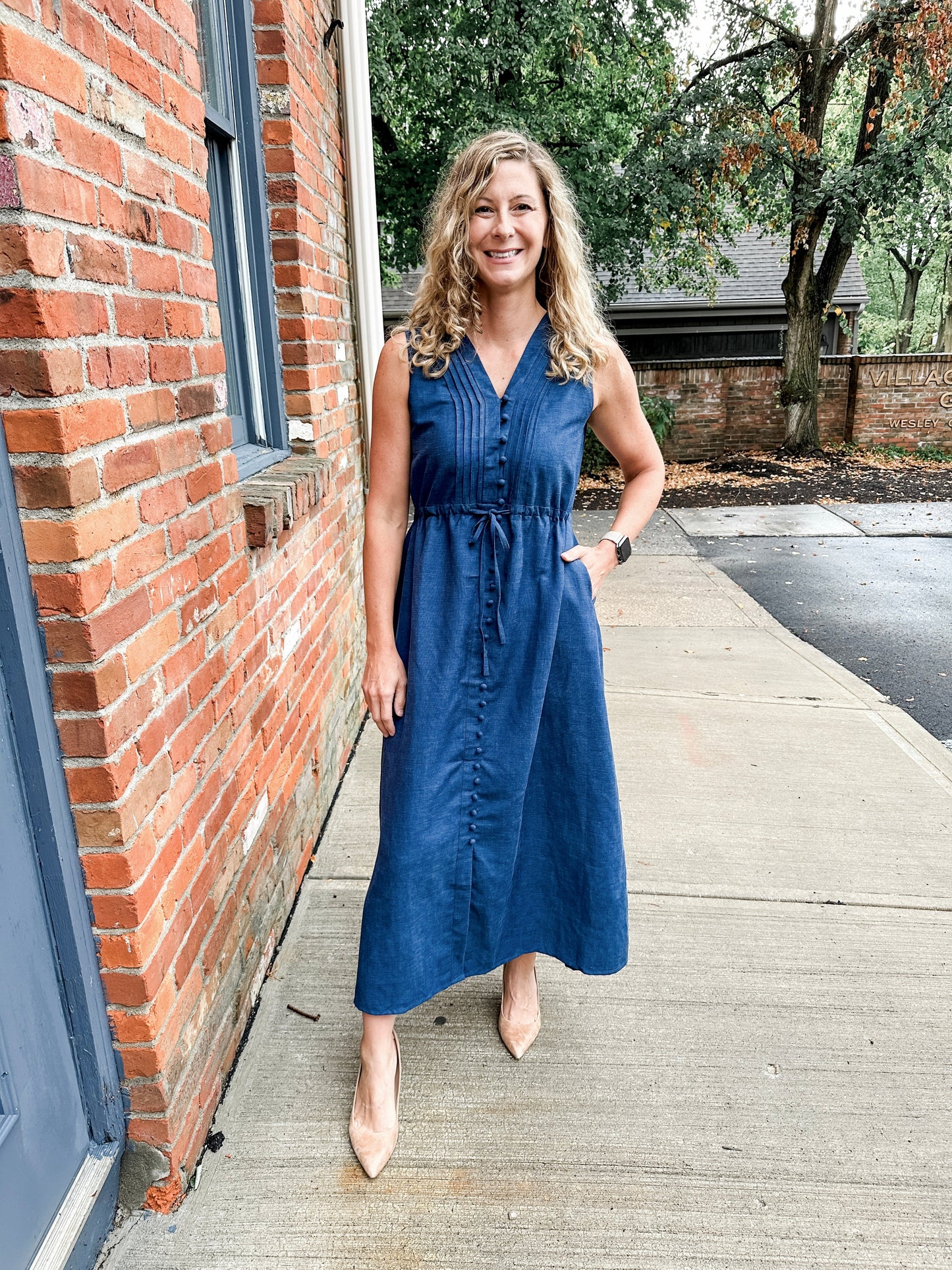 Piper Double V-Neck Dress