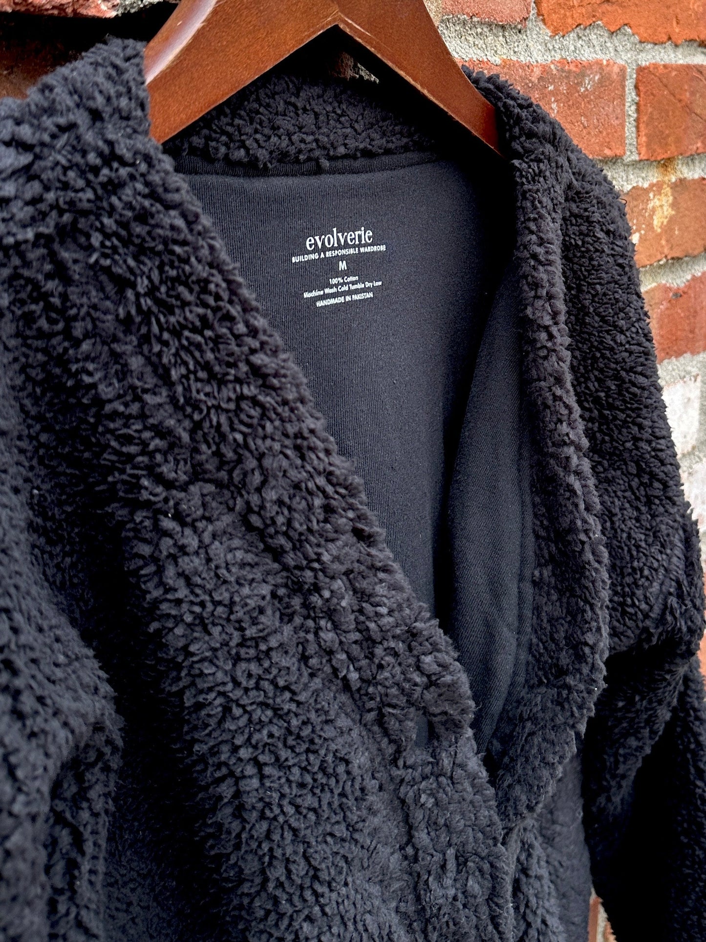 Sherpa Button-Front Cardigan